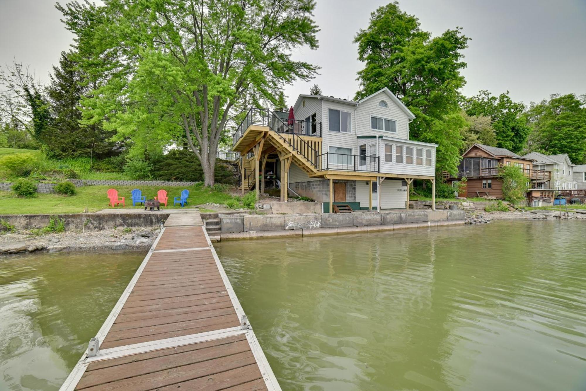Cayuga Lake Retreat In Seneca Falls With Dock! Exterior foto